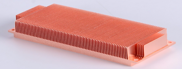 スカイブド フィン カスタム 銅製ヒート シンク