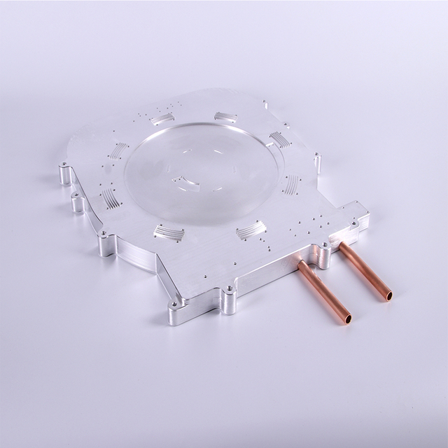 反陽極酸化の銅管が付いている Al 6063 Al 6061 水冷版