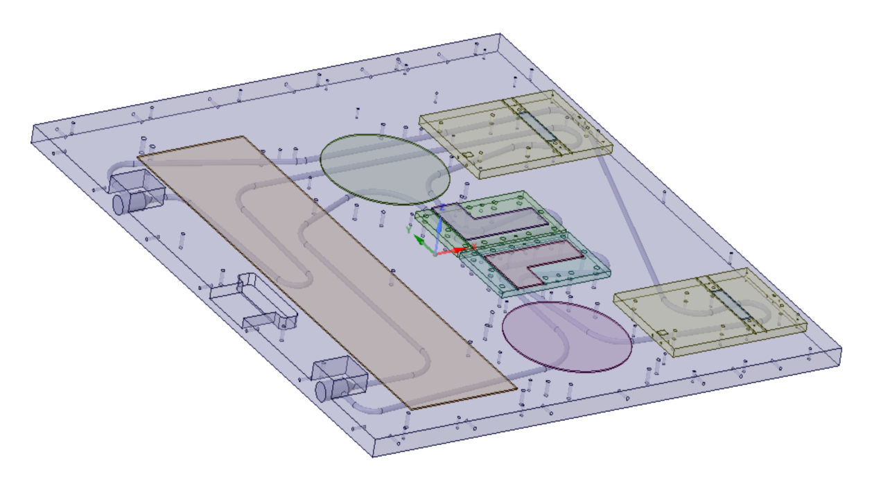 フロー モデルは Ansys16.0 SCDM ソフトウェアから抽出されます。