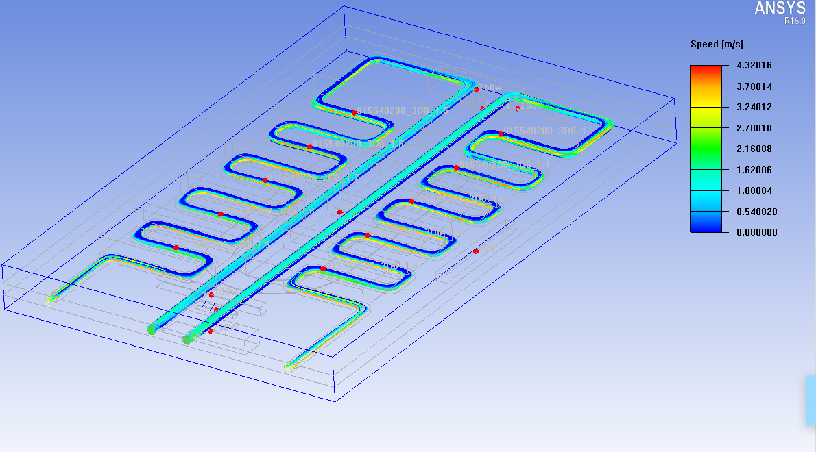 銅の冷たいプレート