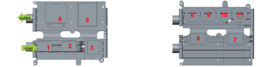 アンプヒートシンク 